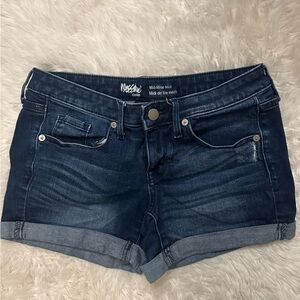 Mossimo Women's Dark Blue Jean Shorts